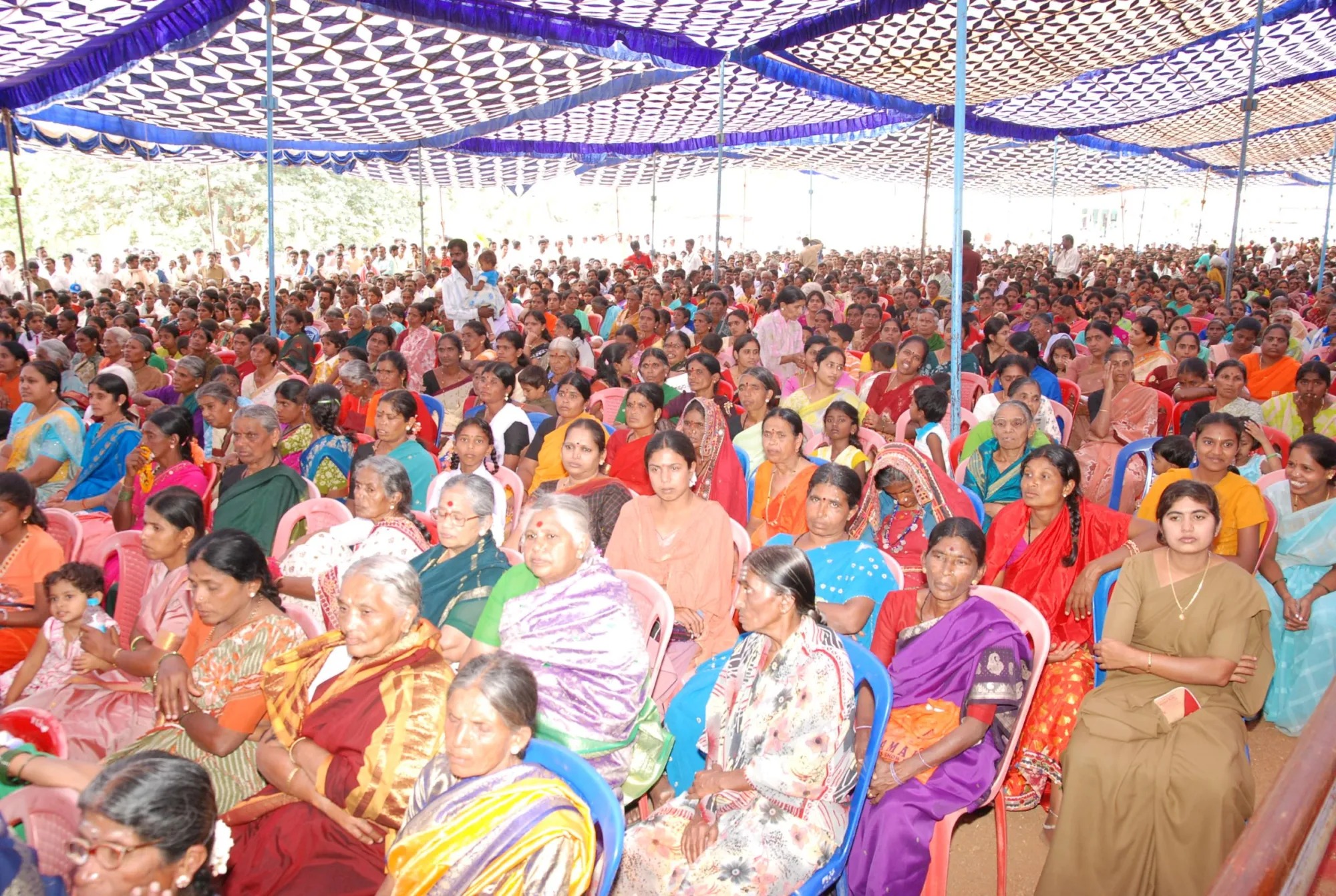 Community gathering at Sri Kshetra Maralegavi Mutt